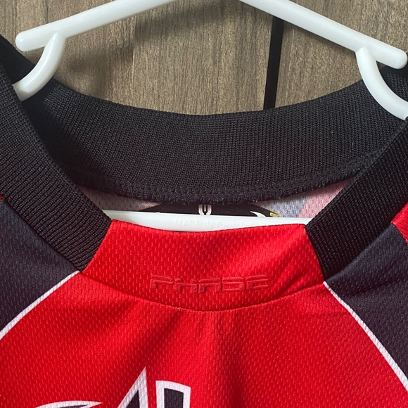 Thor Red and Black Motocross Jersey Youth XS - Picture 6 of 16